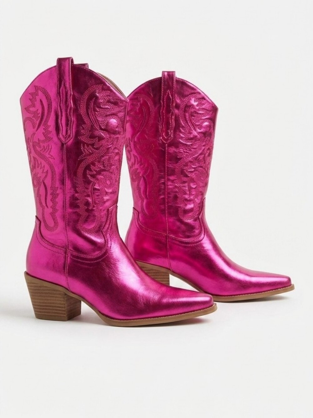 Pink Western Boots